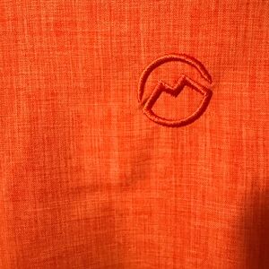 Magellan Outdoors Bright Orange Button Down Shirt